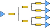 Diagram topologi tree menunjukkan struktur hierarkis dengan perangkat yang terhubung dalam bentuk pohon, di mana satu perangkat pusat menghubungkan beberapa perangkat lain dalam cabang yang lebih kecil.

Diagram topologi tree menunjukkan struktur hierarkis dengan perangkat yang terhubung dalam bentuk pohon, di mana satu perangkat pusat menghubungkan beberapa perangkat lain dalam cabang yang lebih kecil."

